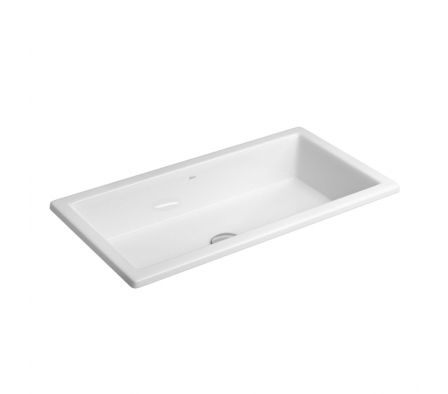 LAVATORIO DECA SOBREPONER RECTANGULAR BLANCO L.1070.17