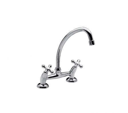 MEZCLADORA FV 416/20N CROMO MESADA COCINA PICO ALTO 