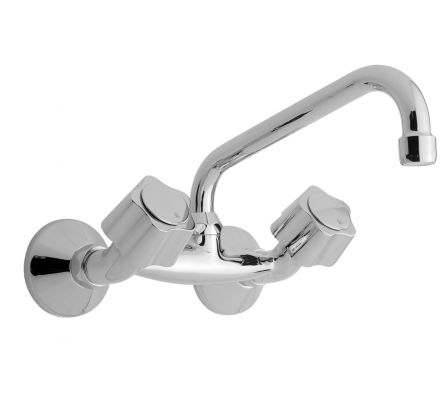 MEZCLADORA FV 409/61N CROMO DE PARED PARA COCINA