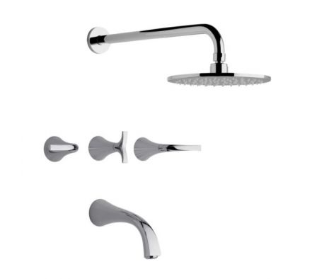 MEZCLADORA FV CROMO DUCHA 103/49 L