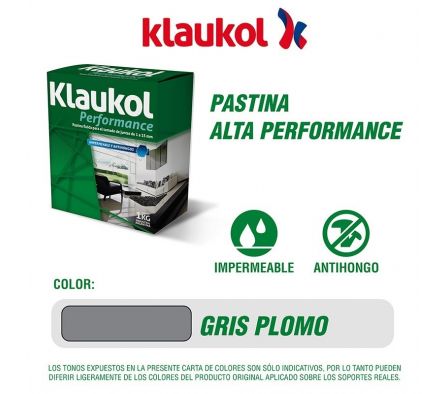PASTINA KLAUKOL ALTA PERF./FLUIDA GRIS PLOMO(1KG)