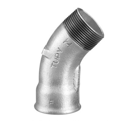 CURVA TUPY GALV. 1/2 X 45 MH