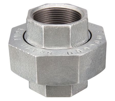 UNION DOBLE CONICA TUPY GALV. 3/8