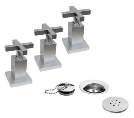 MEZCLADORA BIDET FV DOMINIC 295/85 SATINADO