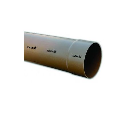 TUBO TIGRE PVC CLOACAL MARRON 100 MM 11195296
