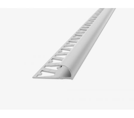 VARILLA GUARD.BULLNOSE 10 X 2.5 MTS.ALUM.BRIL.5381