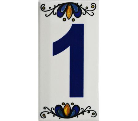 GABRIELA NUMEROS HDN 01 7.5X15 X1UN