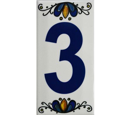 GABRIELA NUMEROS HDN 03 7.5X15 X1UN