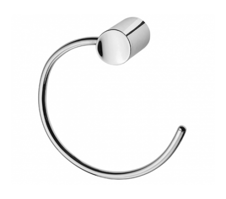 TOALLERO ARGOLLA SINGLE CROMO DOCOL 158006