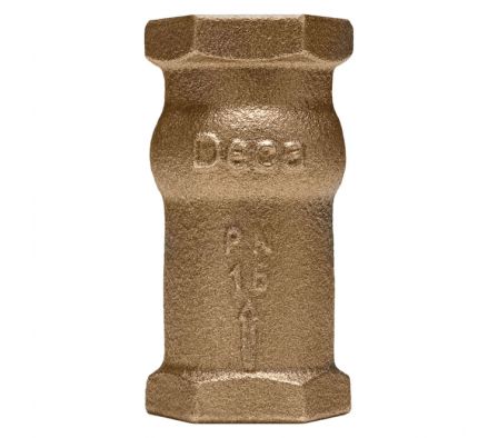 VALVULA DE RETENCIÓN VERTICAL 3/4''DECA BRONCE 448.034.01