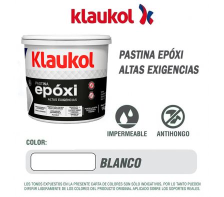 PASTINA KLAUKOL EPOXI ALTA EXIG. BLANCO ENV. 1K