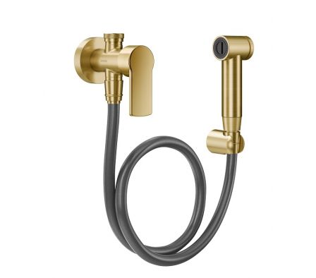 DUCHA HIGIENICA DOCOL DERIVACIÓN ARGON ORO CEPILLADO 848872