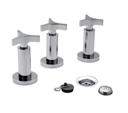 MEZCLADORA BIDET FV TRIADES 295/C3 CROMO 