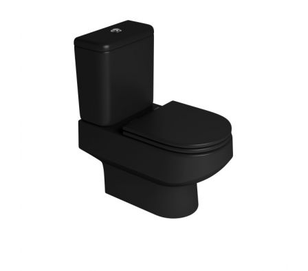 INODORO ACOPLE SIN CISTERNA DECA CARRARA EBANO MATE P-606-94