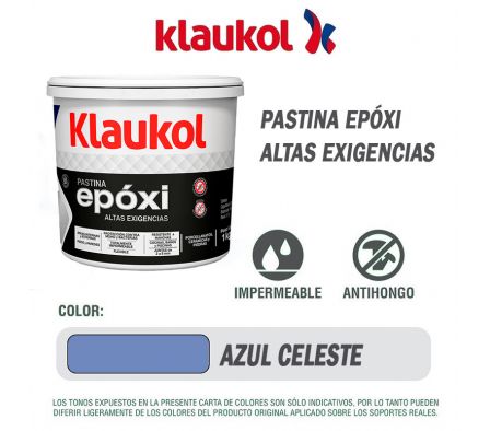 PAST.KLAUKOL EPOXI ALTA EXIG.AZUL CELESTE ENV.1KG