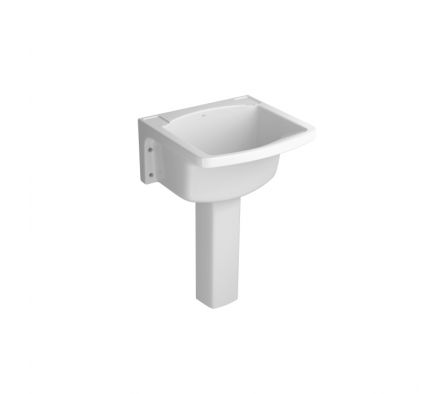 TANQUE LAVARROPA SIN PATA DECA MEDIANO BLANCO 