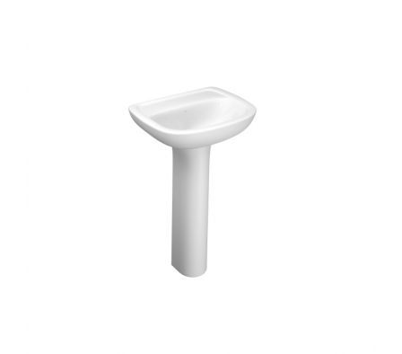 LAVATORIO SIN PEDESTAL DECA VOGUE PLUS BLANCO L-51-17 OF