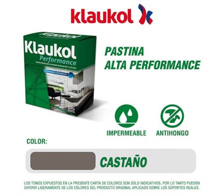 PASTINA KLAUKOL PERFORMANCE CASTAÑO 1KG