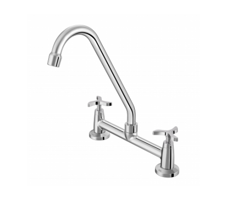 MEZCLADORA MESA COCINA 1/2 DOCOL PERTUTTI CROMO 902706