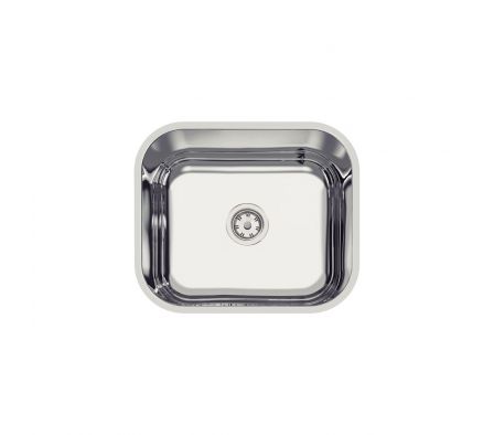 BACHA EMB.RECT. TRAMONTINA C/SOPAPA LAVINIA AC INOX PUL. 40X34X14CM  94081/500