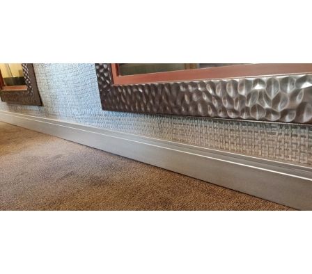 ZOCALO EXTRA LINE PLATA 100MMX2,5MTS 2323