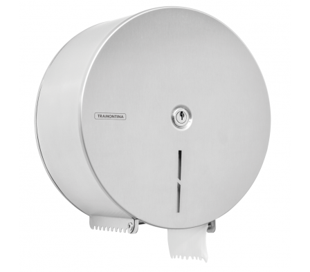 DISPENSADOR DE PAPEL HIG. ROLLO GRANDE AC. INOX. TRAMONTINA 94532/033