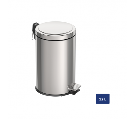 BASURERO INOX. C/PEDAL BRASIL TRAMONTINA 12LTS. 94538/112