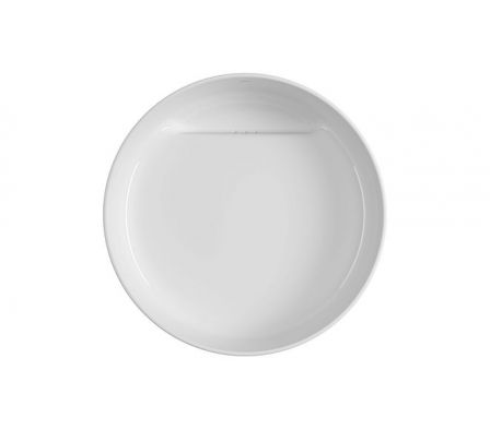 LAVATORIO DE APOYO C/VALVULA OCULTA DECA REDONDO BLANCO L.12040.VO.17 REVESTIR