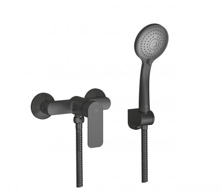 MONOCOMANDO EXTERIOR DUCHA PARED FV COTY NEGRO 311/D9