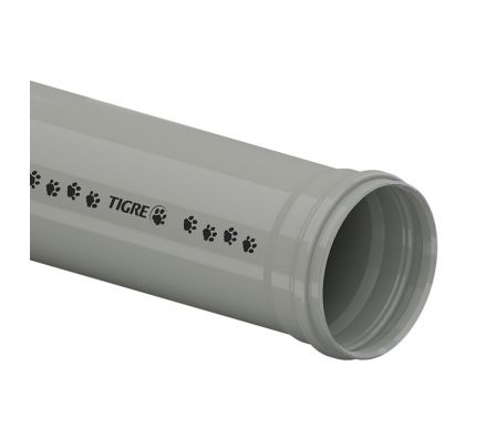 TUBO TIGRE PVC RIG C/6,00M LIVIANO 50 MM 11054420
