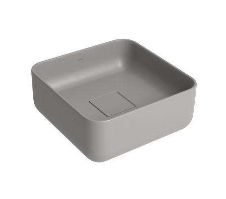 LAVATORIO DE APOYO DECA L.11030.85 CINZA CUADRADO