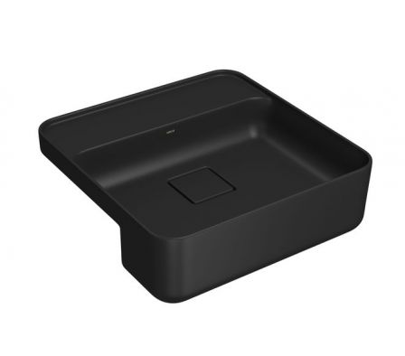 LAVATORIO SEMI EMPO DECA C/MESA CUADRADO EBANO MATE L.61040.M.94