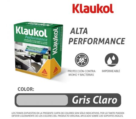 PASTINA KLAUKOL ALTA PERFORMANCE FLUIDA TECNOLOGIA AQUABLOCK GRIS CLARO(1KG)