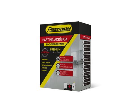 PASTINA PENNSYLVANIA ACRÍLICA BI COMPONENTE MARRON (1KG)