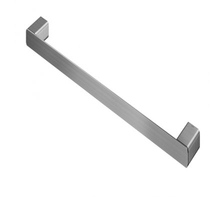 TOALLERO BARRA DOCOL FLAT 600MM. CROMA GRAFITO CEPILLADO 961370