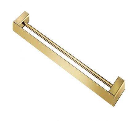 TOALLERO BARRAL DOBLE 600MM DOCOL FLAT CHROME COBRE PULIDO 1013743