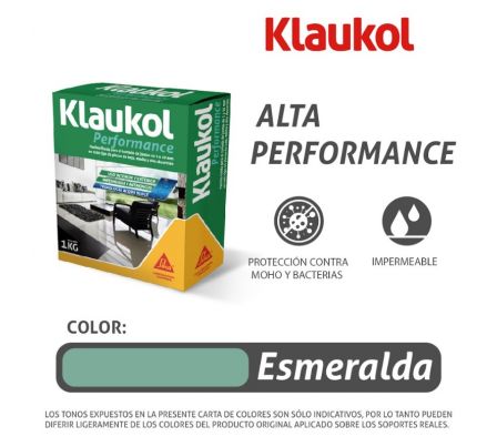 PASTINA KLAUKOL ALTA PERFORMANCE FLUIDA TECNOLOGIA AQUABLOCK ESMERALDA (1KG)