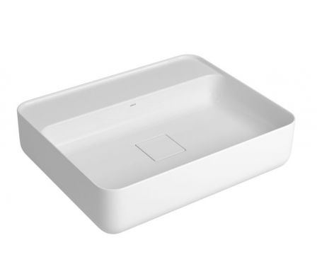 LAVATORIO DE APOYO DECA RECTANGULAR CON MESA BLANCO L.13050.M.17