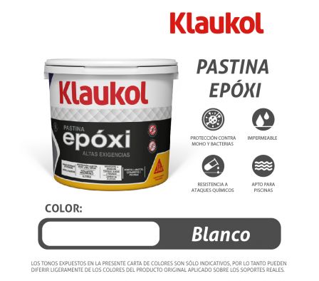 PASTINA KLAUKOL EPOXI ALTA EXIGENCIAS TRICOMPONENTE BLANCO 1 KG