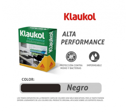 PASTINA KLAUKOL ALTA PERFORMANCE FLUIDA.TEC.AQUABLOCK NEGRO 1 KG
