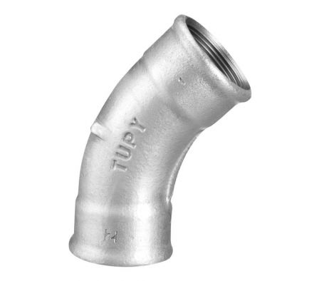 CURVA TUPY GALV. 1.1/4 X 45 HH